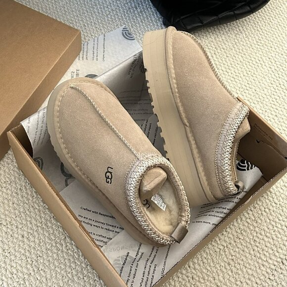 UGG Tasman Slippers Mustard Seed - Picture 1 of 6